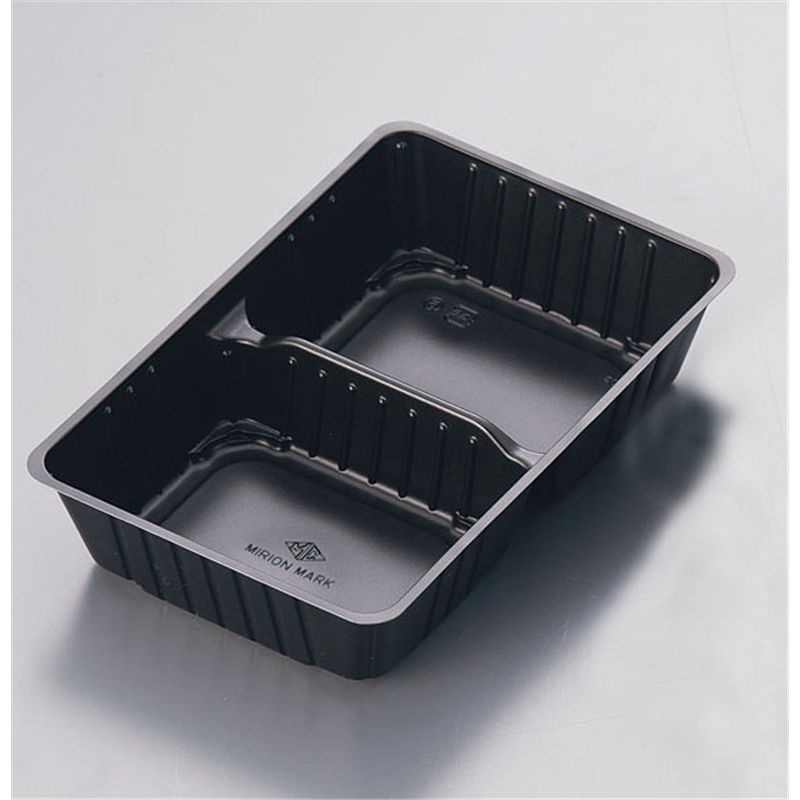 アジロ弁当　中仕切り（50入） Ⅰ　黒 1袋（ご注文単位1袋）【直送品】