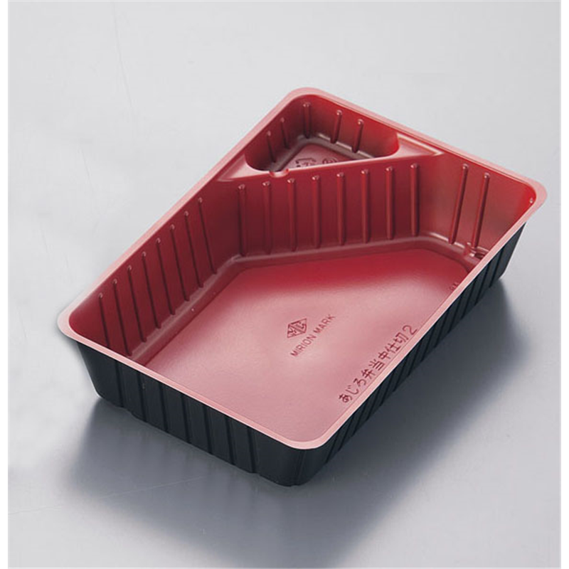 アジロ弁当　中仕切り（50入） Ⅱ　赤黒 1袋（ご注文単位1袋）【直送品】