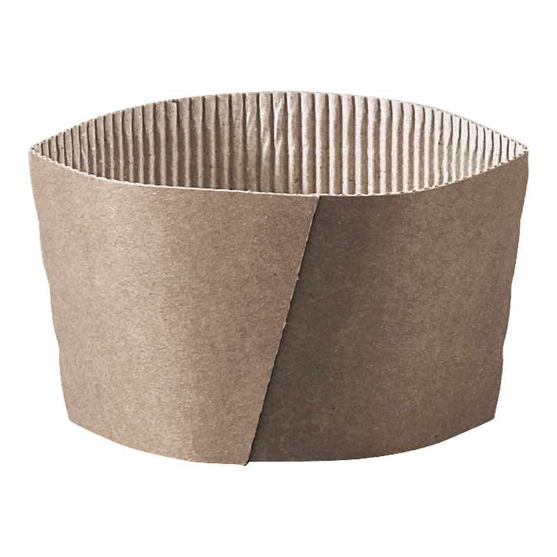 アイス&スープカップ用スリーブ (100枚入)8オンス用 1袋(ご注文単位1袋)【直送品】