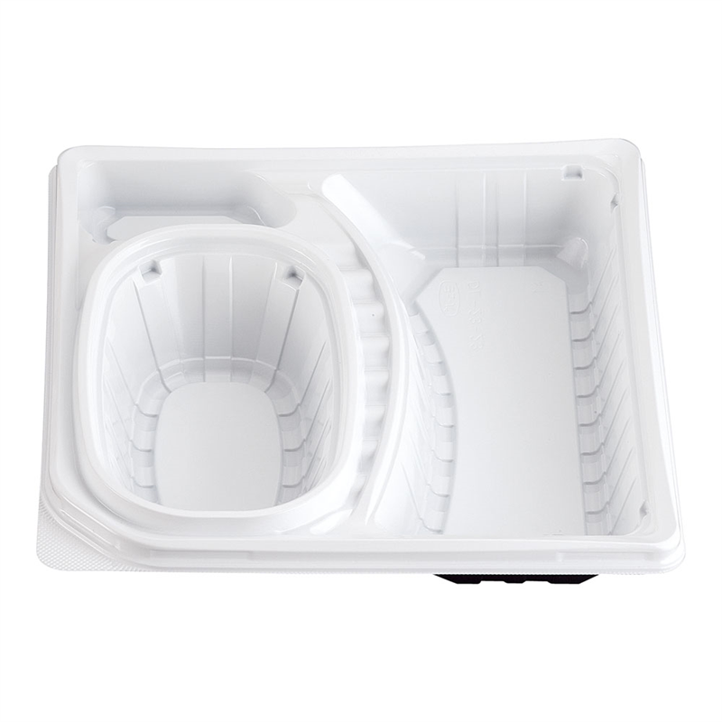 デリカランチ DL-23-23(50入) 本体 白 1袋(ご注文単位1袋)【直送品】