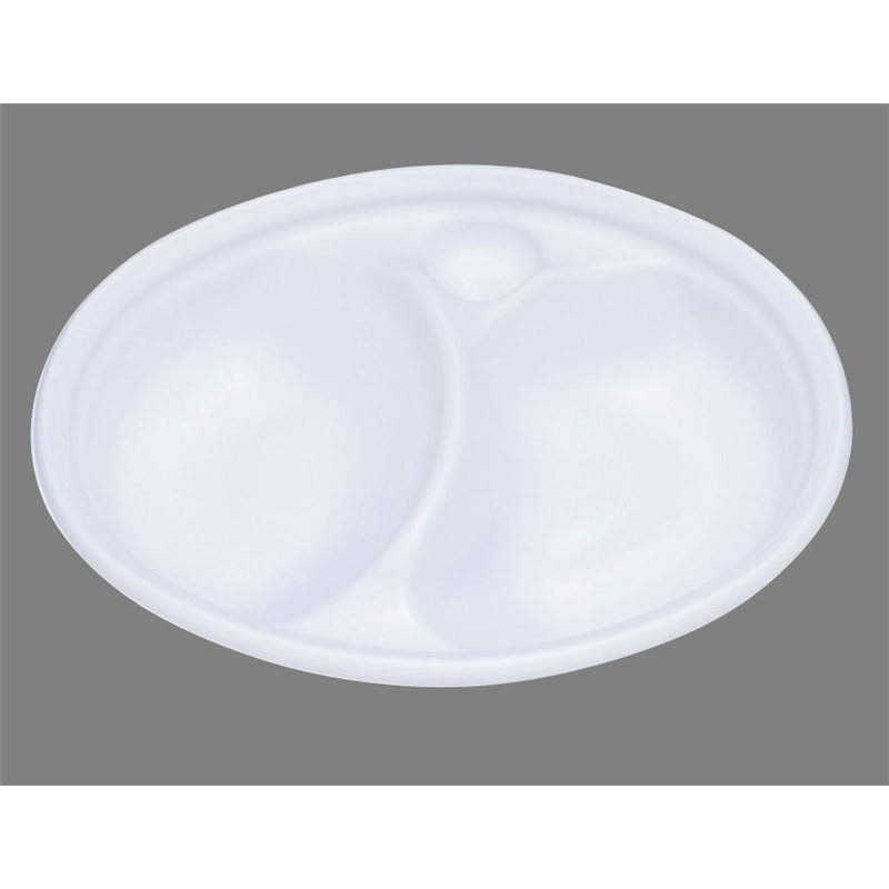 SDビストロ　M24-18仕切付　本体 （50入）白 1袋（ご注文単位1袋）【直送品】