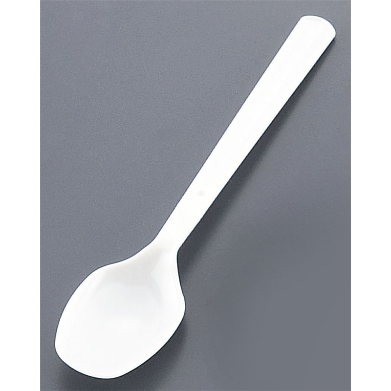 使い捨てスプーン　#160（500本入） 白　袋入 1袋（ご注文単位1袋）【直送品】