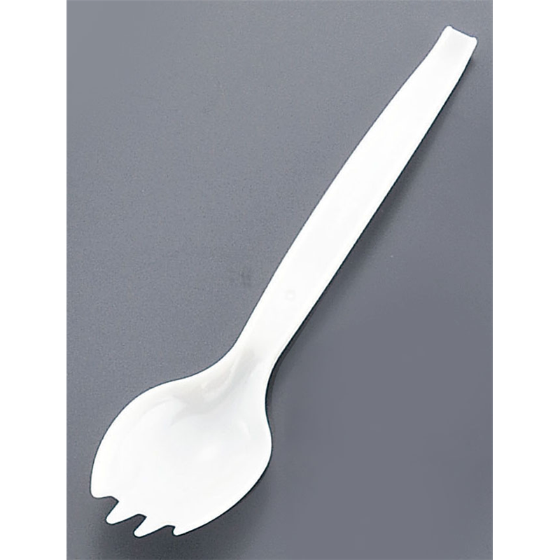 使い捨てフォークスプーン　#160 （500本入）白　袋入 1袋（ご注文単位1袋）【直送品】