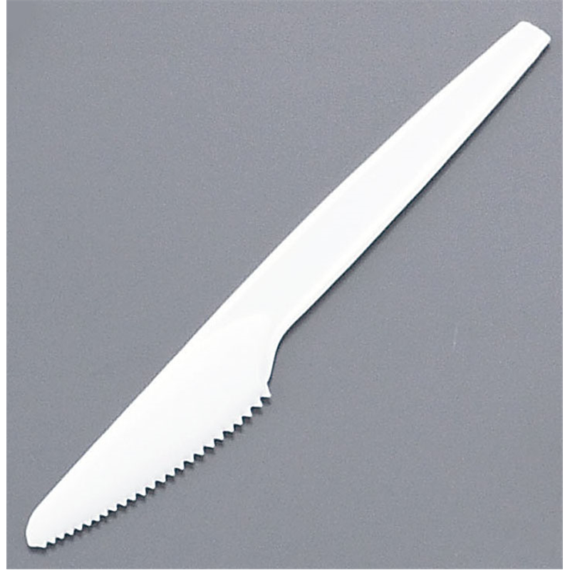 使い捨てナイフ　特中（500本入） 白　袋入 1袋（ご注文単位1袋）【直送品】