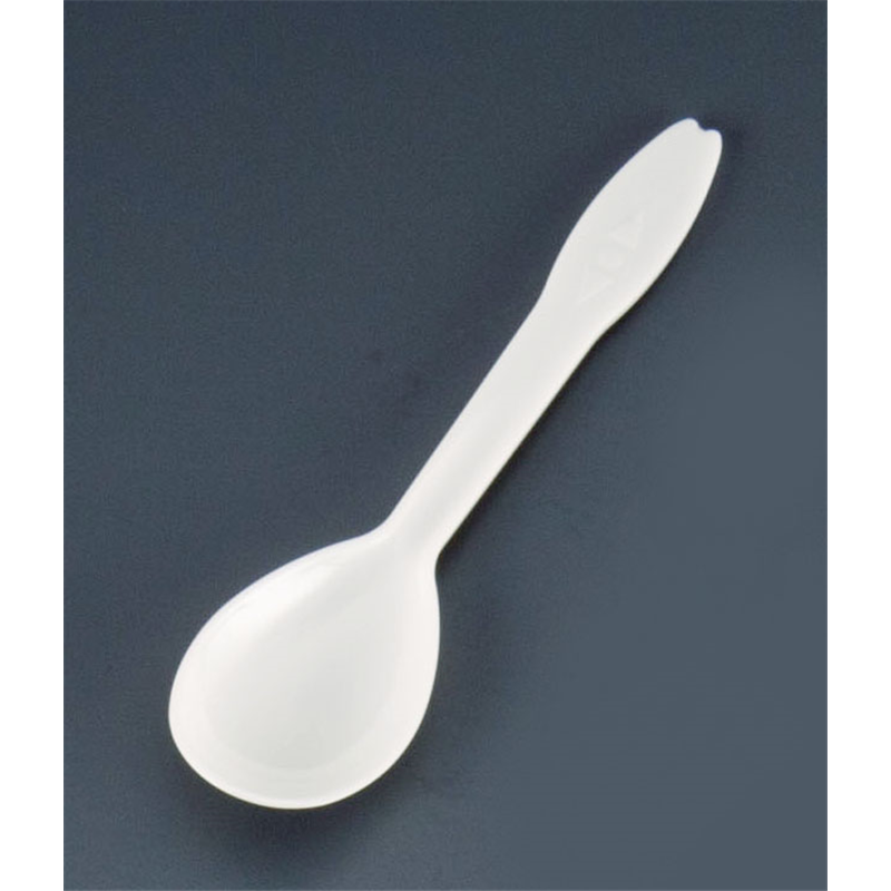 使い捨てスプーンアイボリー袋入 （500本入）　110IV 1袋（ご注文単位1袋）【直送品】