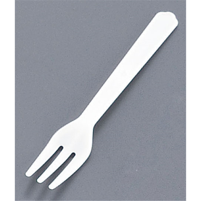 使い捨てフォーク　#110（500本入） 白　袋入 1袋（ご注文単位1袋）【直送品】