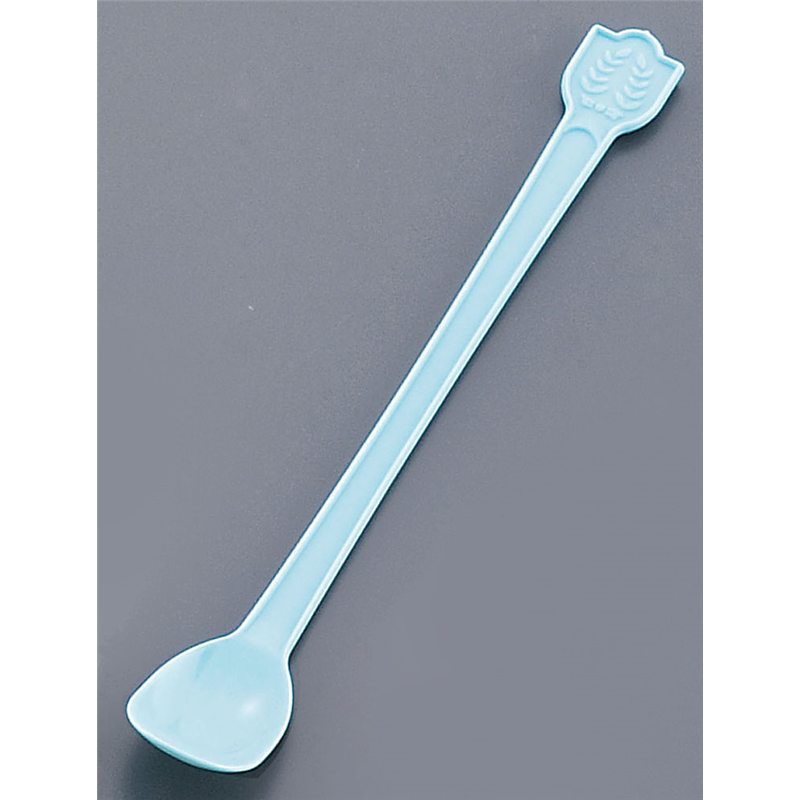 使い捨てマドラースプーン(500本入) ブルー 袋入 1袋(ご注文単位1袋)【直送品】