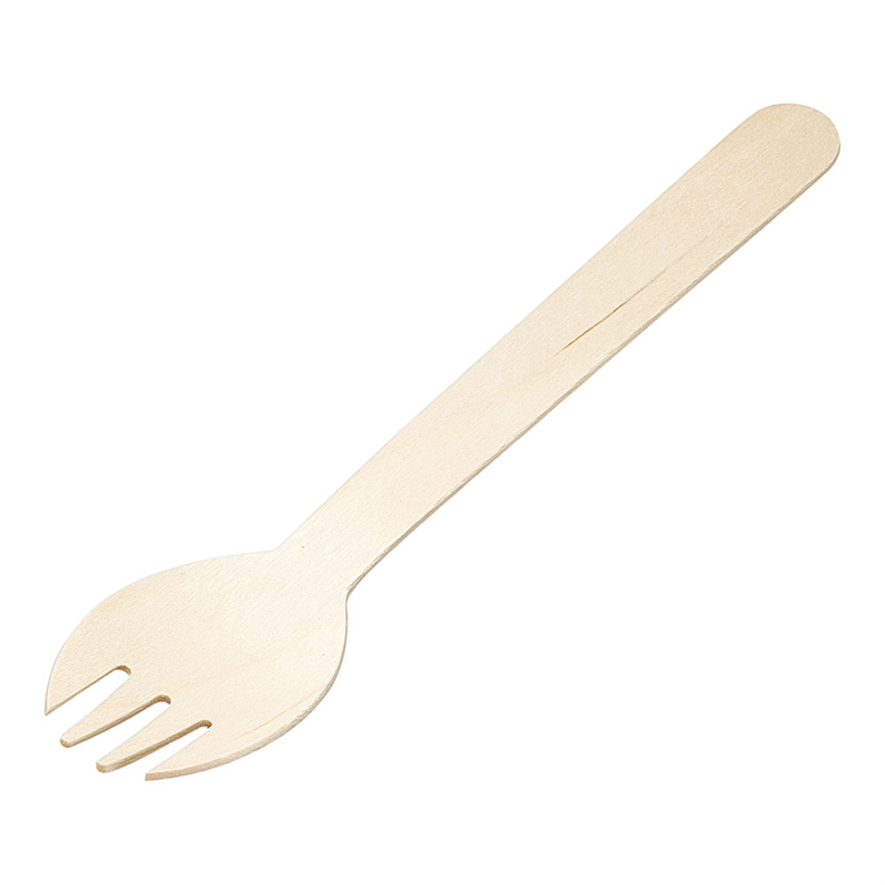 木製フォークスプーン160楊枝入　単袋 （100本入）AGW-06 1袋（ご注文単位1袋）【直送品】