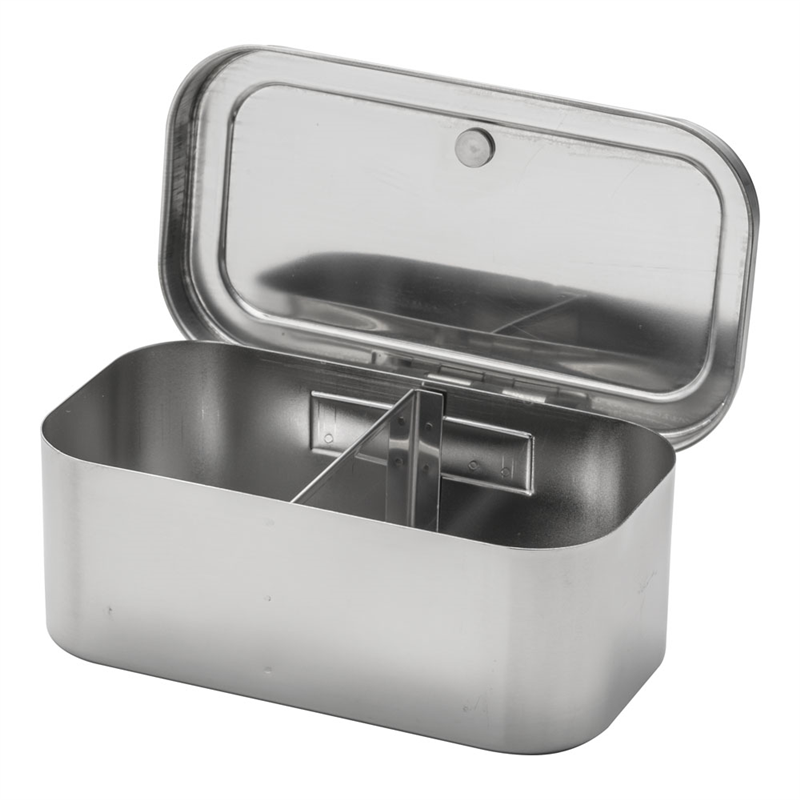 18-8プレスお好み焼ヤクミ入 （2ッ仕切）小 1袋（ご注文単位1袋）【直送品】