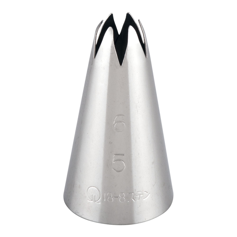 SA18-8口金　花　　6切　№　5  1個（ご注文単位1個）【直送品】