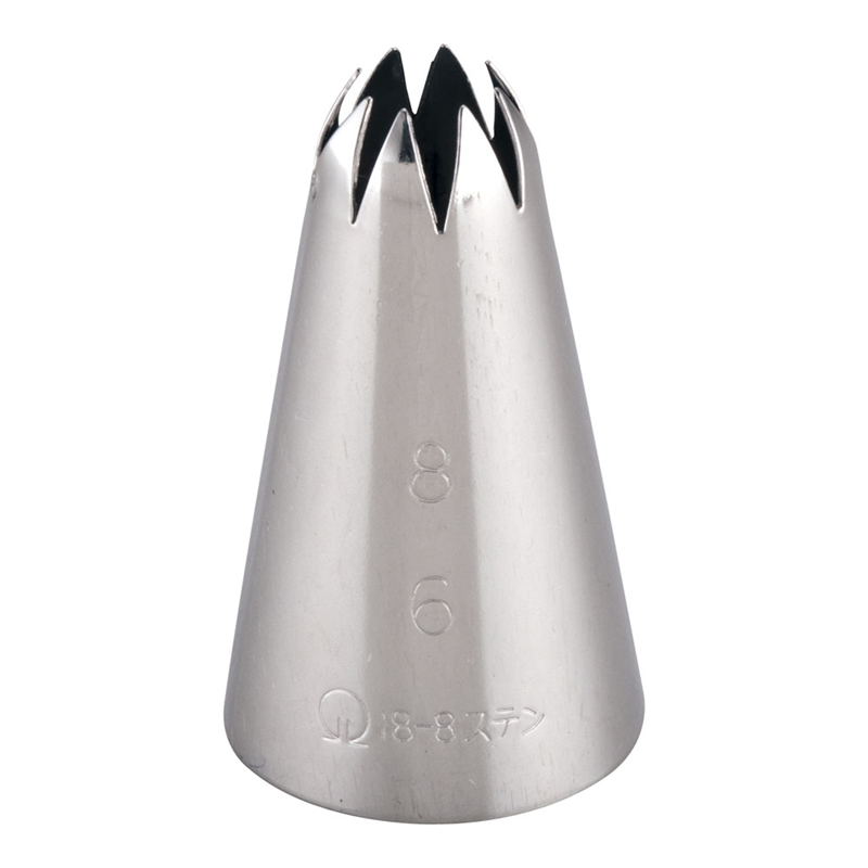 SA18-8口金　花　　8切　№　6  1個（ご注文単位1個）【直送品】