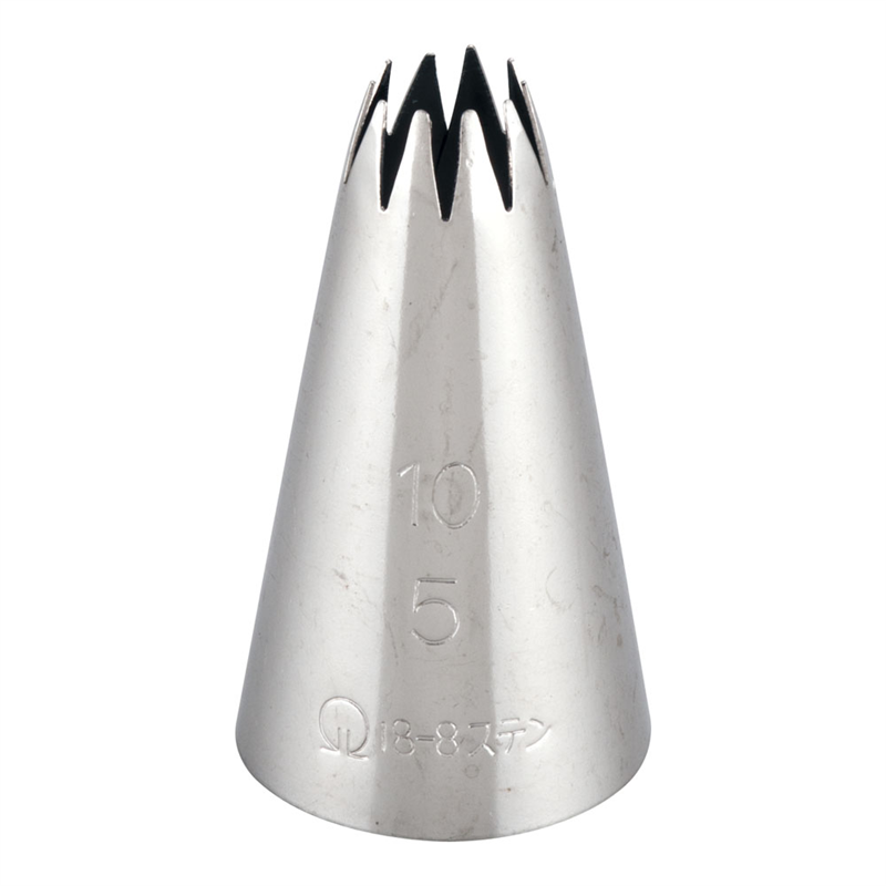 SA18-8口金　花　10切　№　5  1個（ご注文単位1個）【直送品】