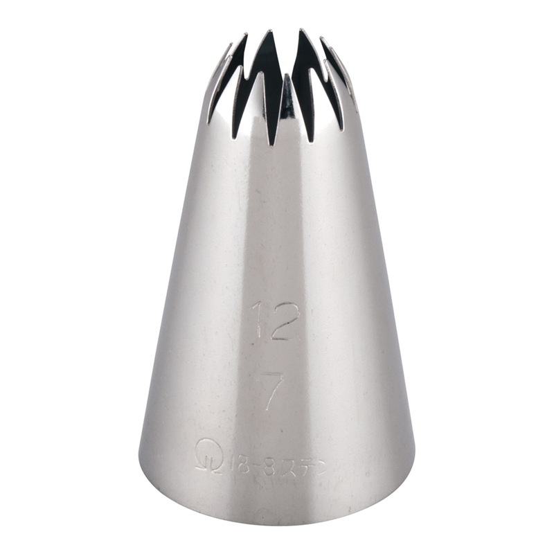 SA18-8口金　花　12切　№　7  1個（ご注文単位1個）【直送品】