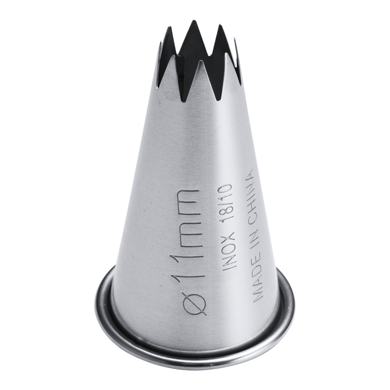 サーモ　ステンレス製口金　星型8切 61550　#5 1袋（ご注文単位1袋）【直送品】