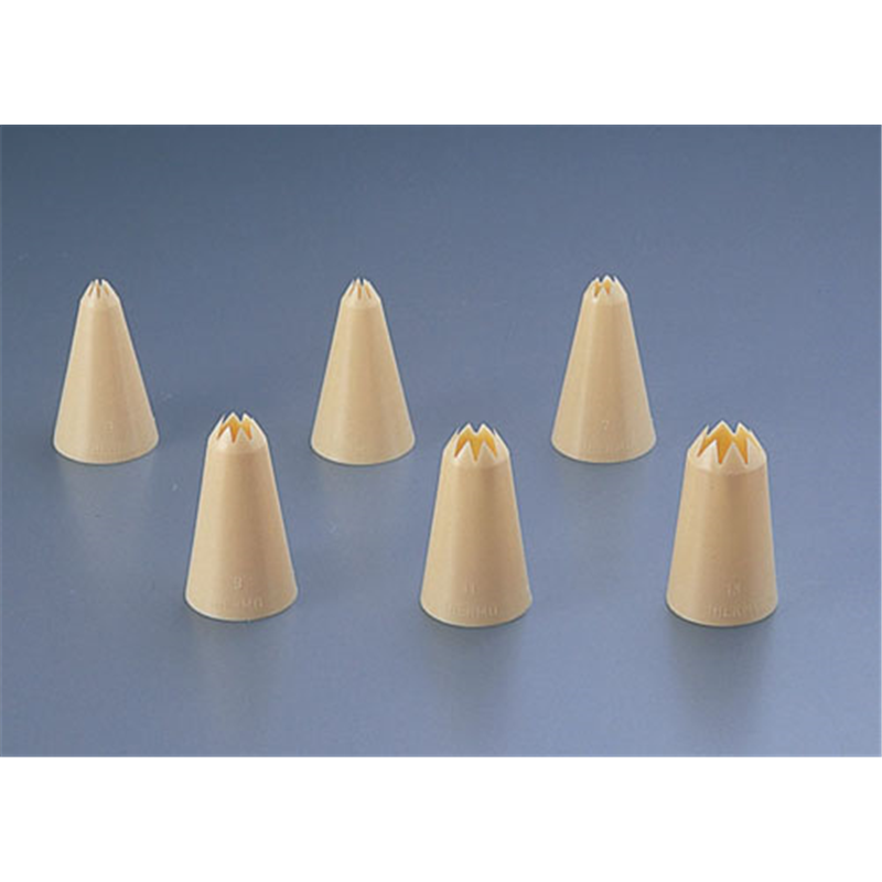 サーモPP製口金　星型8切6PCSセット 32537 1個（ご注文単位1個）【直送品】