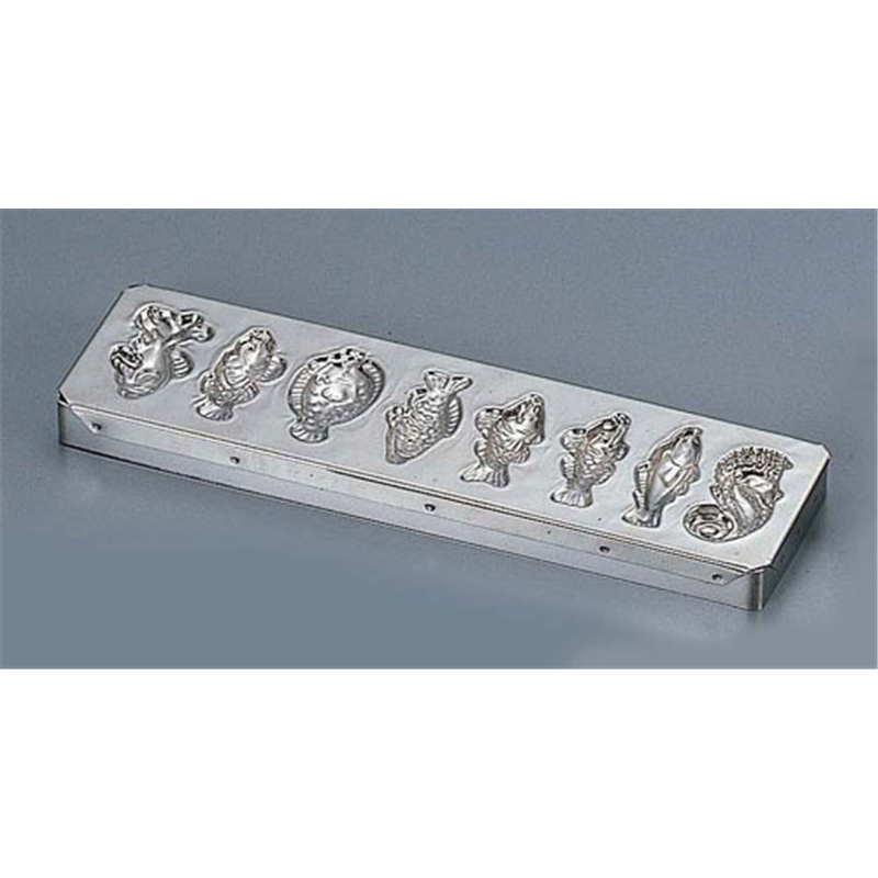 マトファ　メタルチョコレートモルド 76618　深い魚シート8ヶ取 1袋（ご注文単位1袋）【直送品】