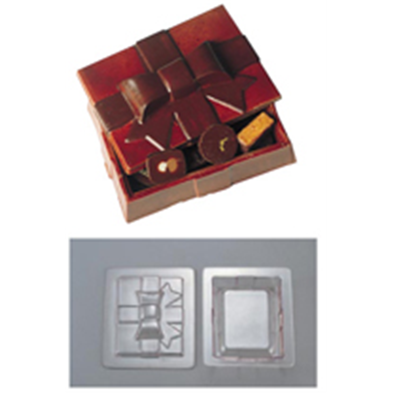 デコレリーフ　チョコレートモルド ボックス型　　　EU-648 1個（ご注文単位1個）【直送品】