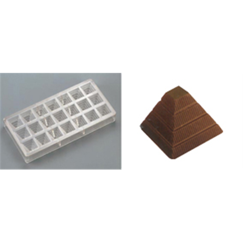 デコレリーフ　チョコレートモルド ピラミッド　DRC-1260 1袋（ご注文単位1袋）【直送品】