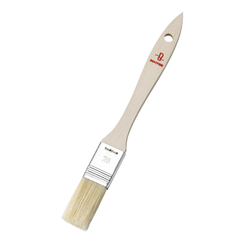 マトファ　豚毛ブラシ（木柄・鉄製金具） 81232　2.5cm 1個（ご注文単位1個）【直送品】