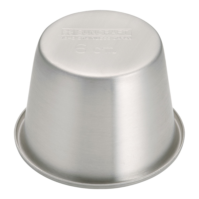 18-8焼型(プリン型) PP-619 6cm 1袋(ご注文単位1袋)【直送品】