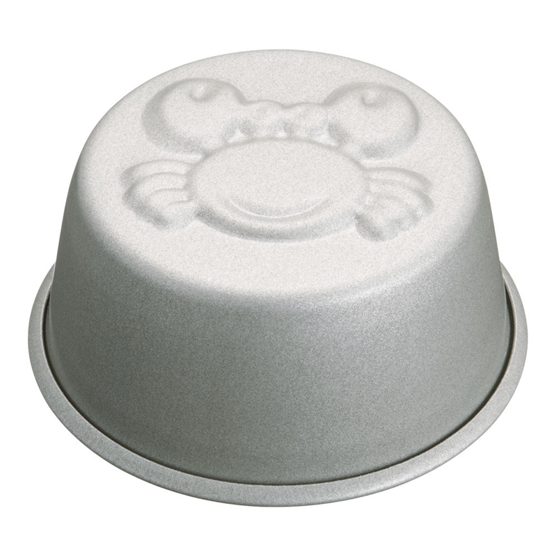 フッ素加工 プリンカップ カニ 1個(ご注文単位1個)【直送品】