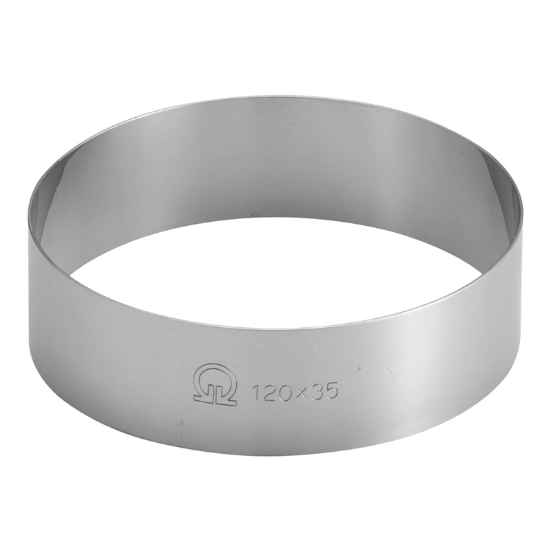 SA18-0ケーキリング φ120×H35mm 1個(ご注文単位1個)【直送品】