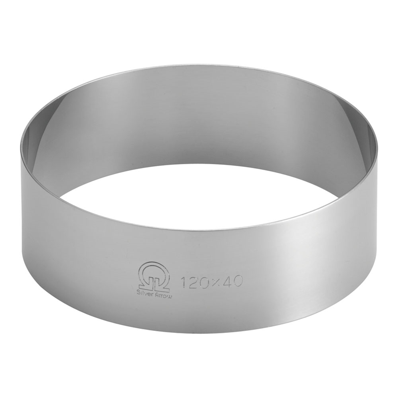 SA18-0ケーキリング φ120×H40mm 1個(ご注文単位1個)【直送品】