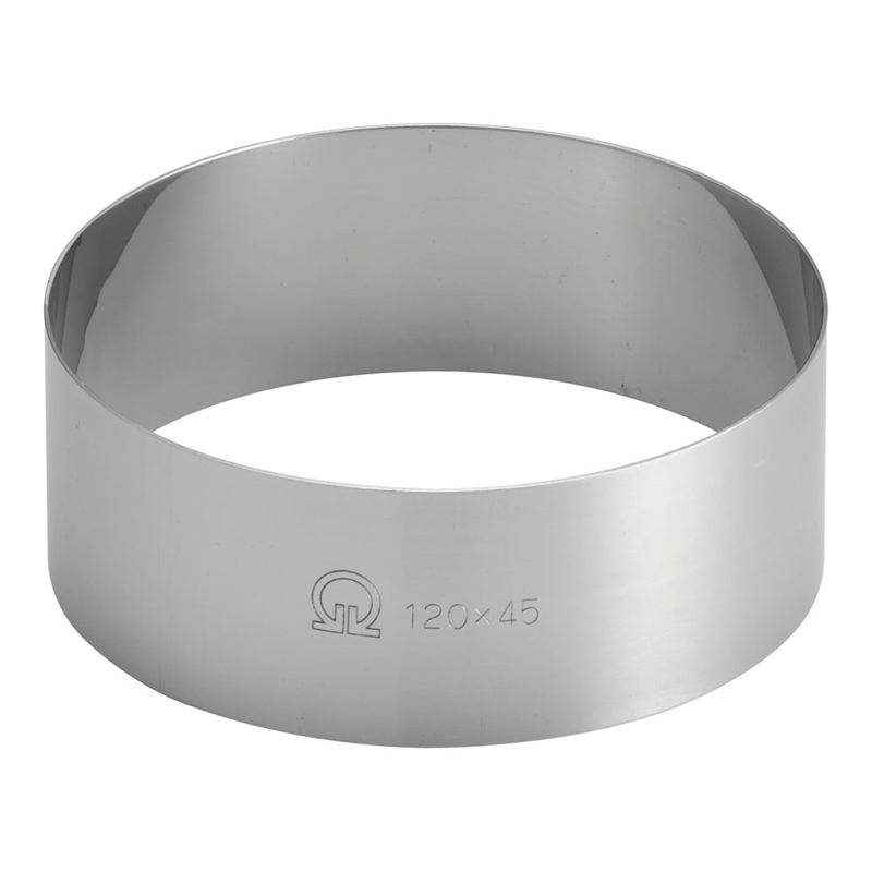 SA18-0ケーキリング φ120×H45mm 1個(ご注文単位1個)【直送品】