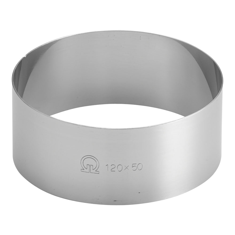 SA18-0ケーキリング φ120×H50mm 1個(ご注文単位1個)【直送品】