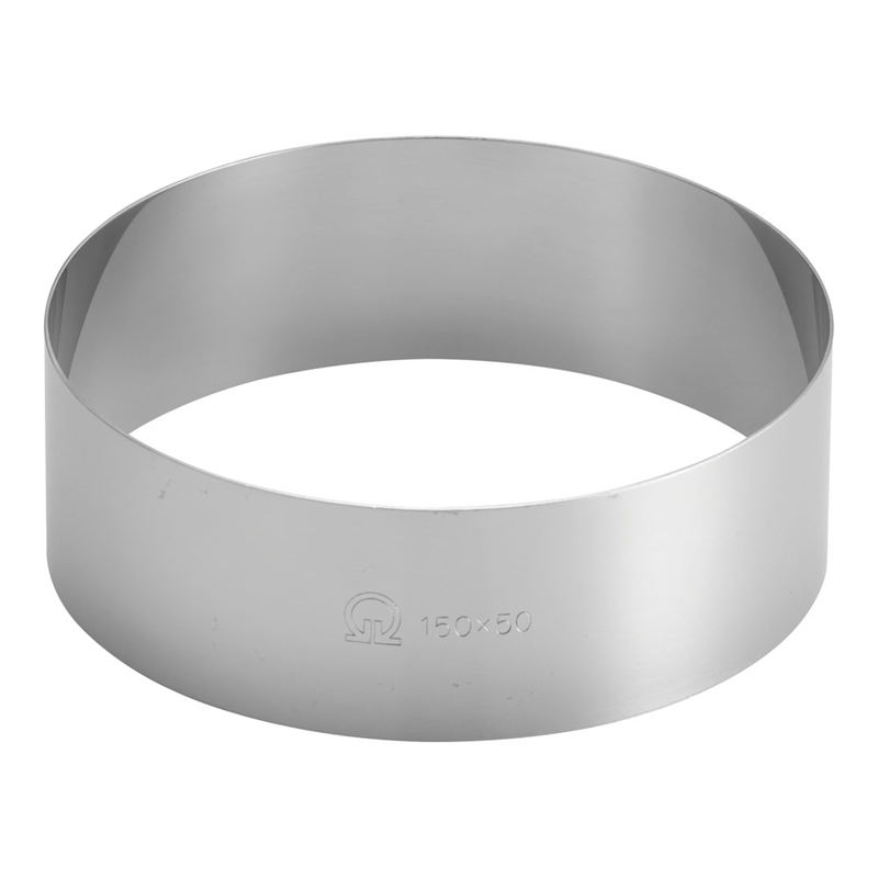 SA18-0ケーキリング φ150×H50mm 1個（ご注文単位1個）【直送品】