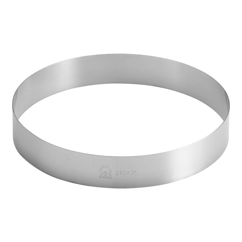 SA18-0ケーキリング φ210×H35mm 1個（ご注文単位1個）【直送品】