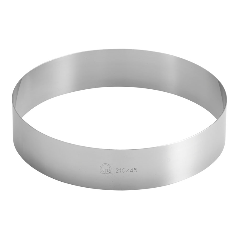 SA18-0ケーキリング φ210×H45mm 1個（ご注文単位1個）【直送品】