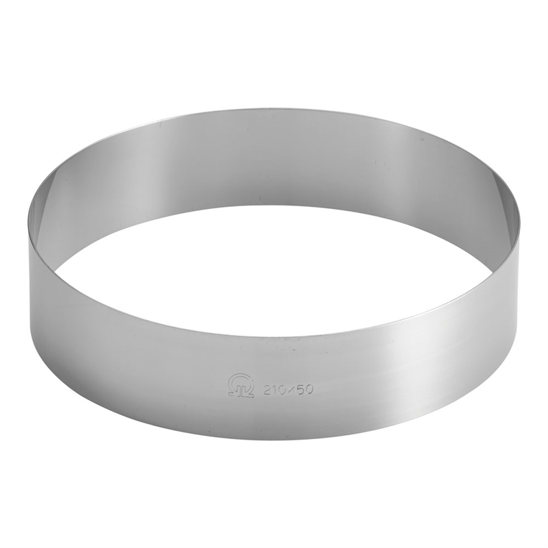 SA18-0ケーキリング φ210×H50mm 1個（ご注文単位1個）【直送品】