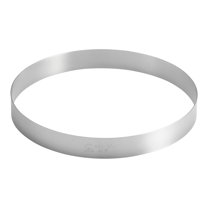 SA18-0ケーキリング φ240×H30mm 1個（ご注文単位1個）【直送品】