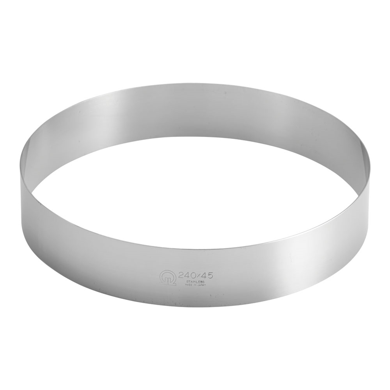 SA18-0ケーキリング φ240×H45mm 1個（ご注文単位1個）【直送品】