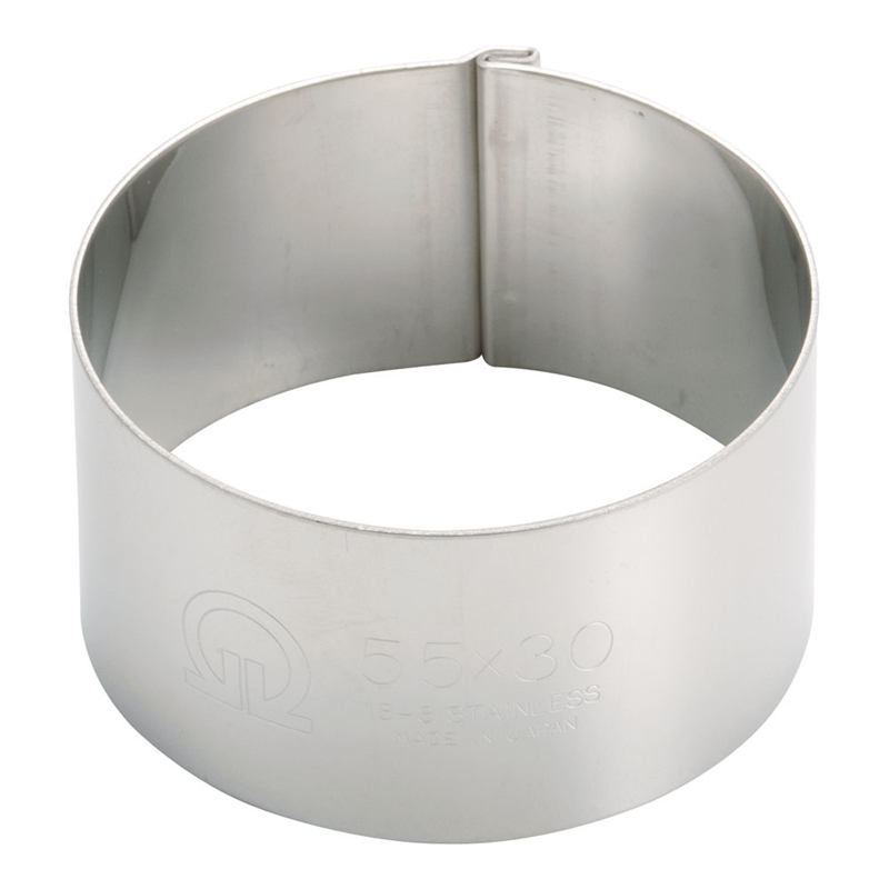 SA18-8かみ合わせセルクルリング丸型 φ55×H30mm 1個（ご注文単位1個）【直送品】