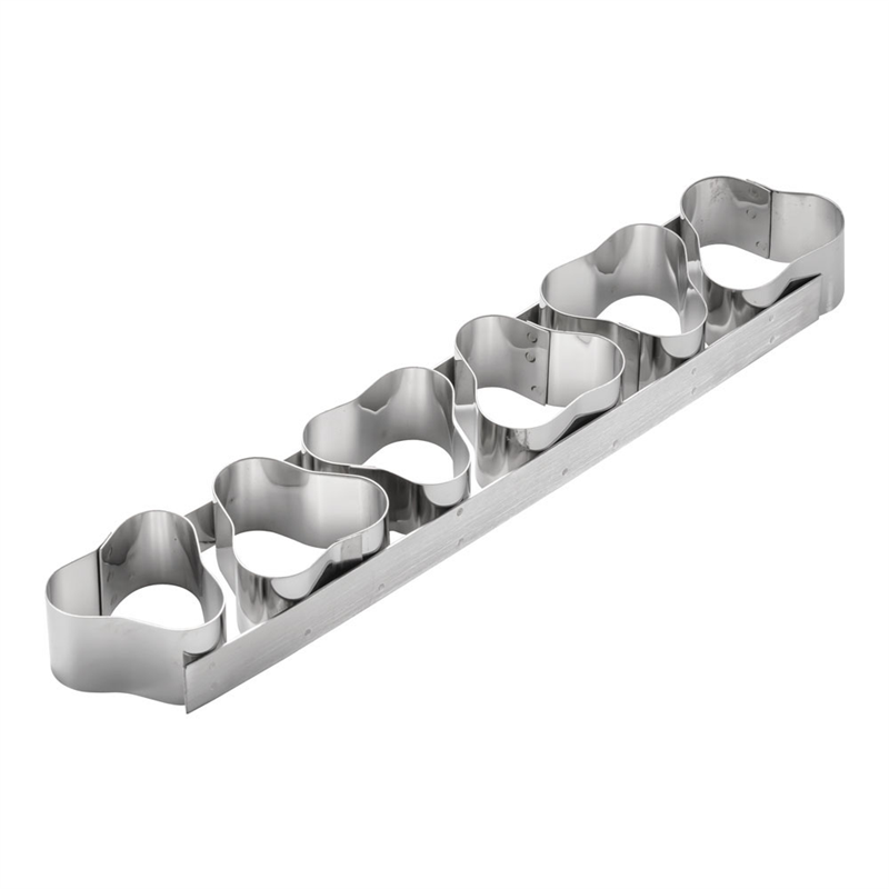 18-10ケーキリング　波三角型 6連　3149-99 1個（ご注文単位1個）【直送品】