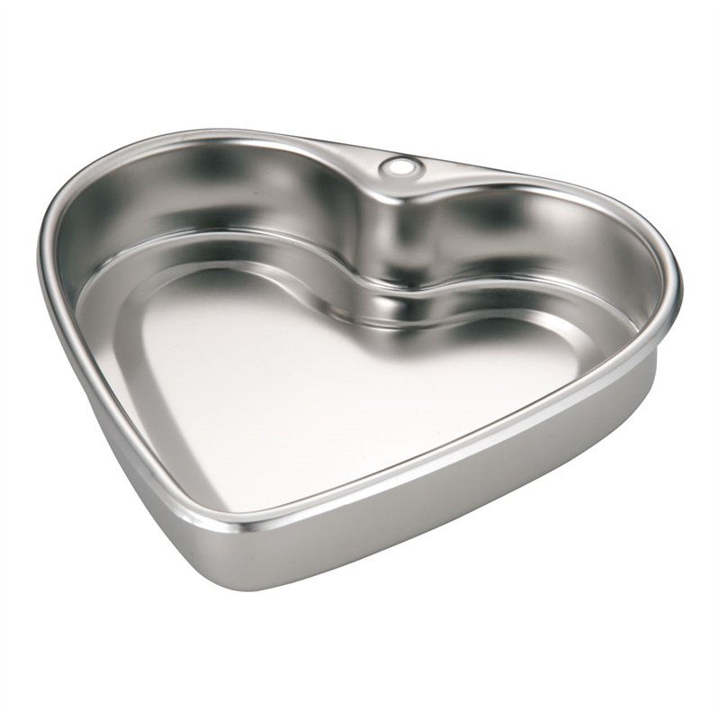 18-8デコレーションケーキハート型　中  1袋（ご注文単位1袋）【直送品】