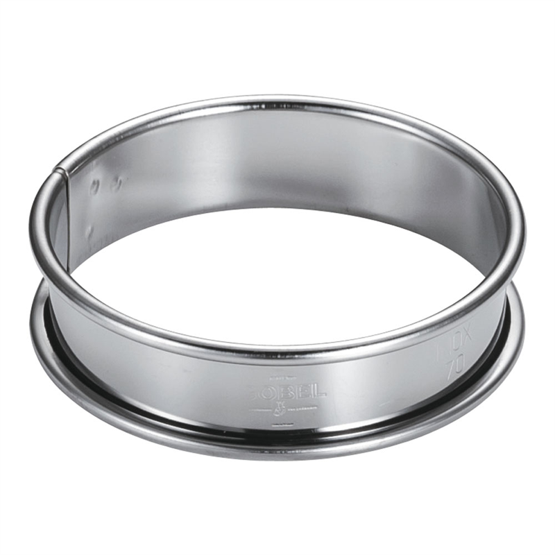 ゴーベル 18-10タルトリング 824910 φ70mm 1個(ご注文単位1個)【直送品】