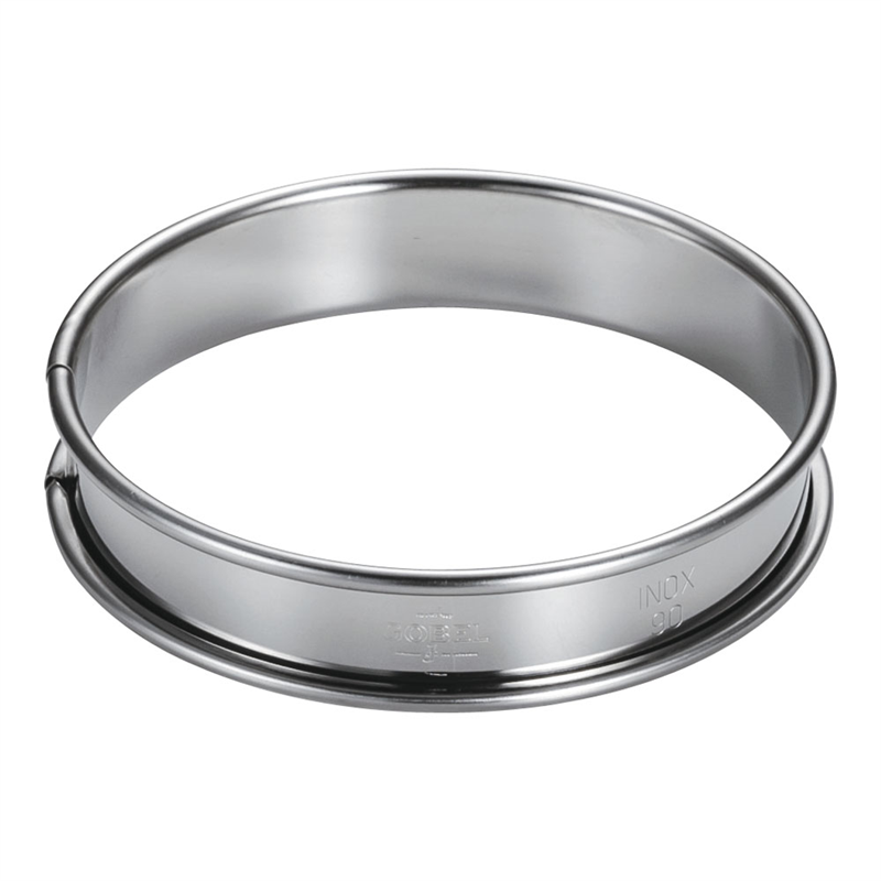 ゴーベル 18-10タルトリング 824930 φ90mm 1個(ご注文単位1個)【直送品】