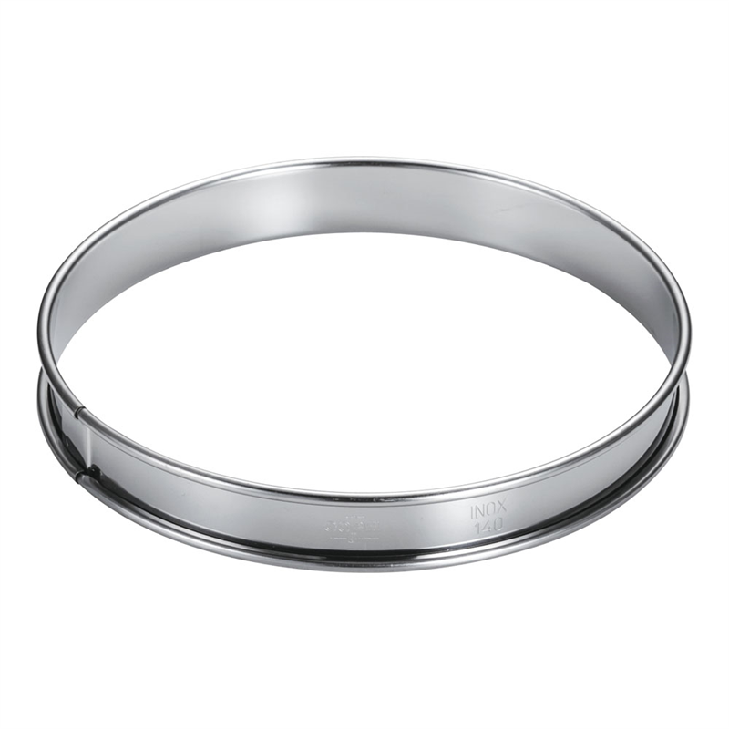 ゴーベル 18-10タルトリング 824942 φ140mm 1個(ご注文単位1個)【直送品】