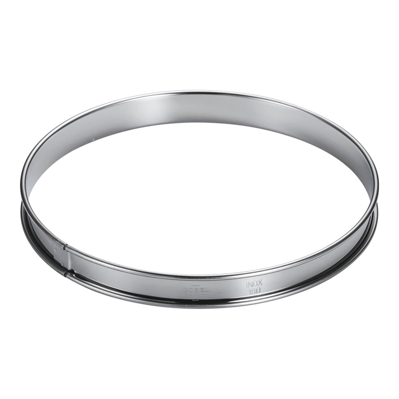 ゴーベル 18-10タルトリング 824944 φ180mm 1個(ご注文単位1個)【直送品】