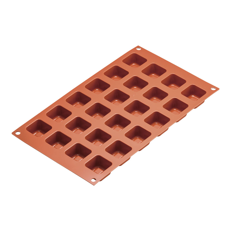 マルテラート フレキシブルモルド SF 080スクエアーサラバン24ヶ 1袋(ご注文単位1袋)【直送品】