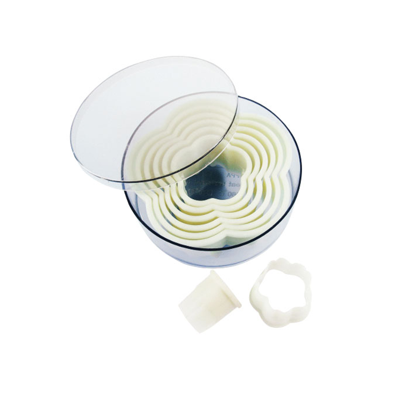 デバイヤー 樹脂製パテ抜 花形ギザ 8PCSセット 4303.10 1袋(ご注文単位1袋)【直送品】