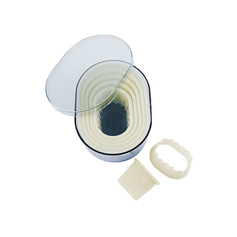 デバイヤー 樹脂製パテ抜 小判ギザ 7PCSセット 4302.10 1袋(ご注文単位1袋)【直送品】