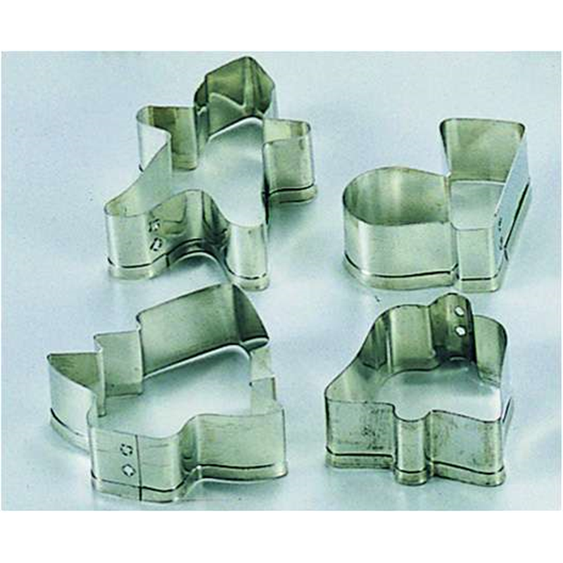 ブリキ　クリスマスクッキー抜型（4ヶ入）  1箱（ご注文単位1箱）【直送品】