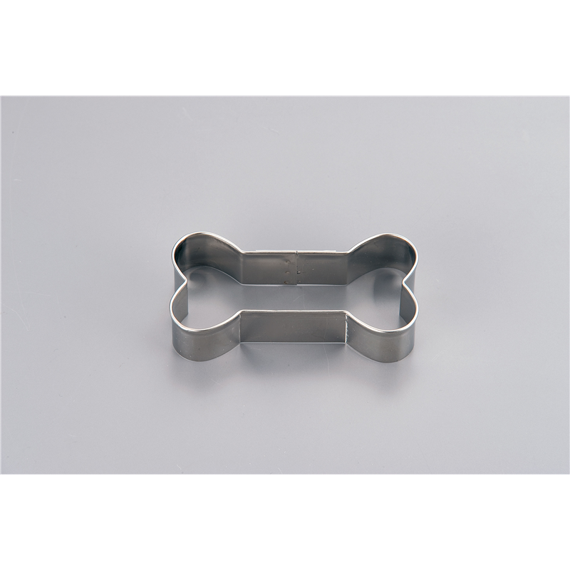 18-8クッキー抜型　ドッグボーン型 №1482　中 1個（ご注文単位1個）【直送品】