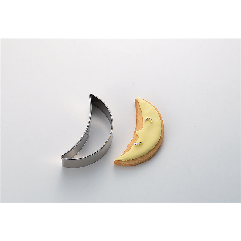 18-8クッキー抜型　月 №1940 1個（ご注文単位1個）【直送品】