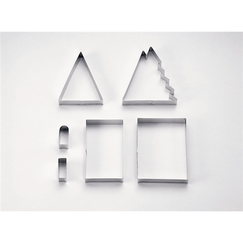 18-8クッキー抜型ハウストライアングル №1955 1箱（ご注文単位1箱）【直送品】