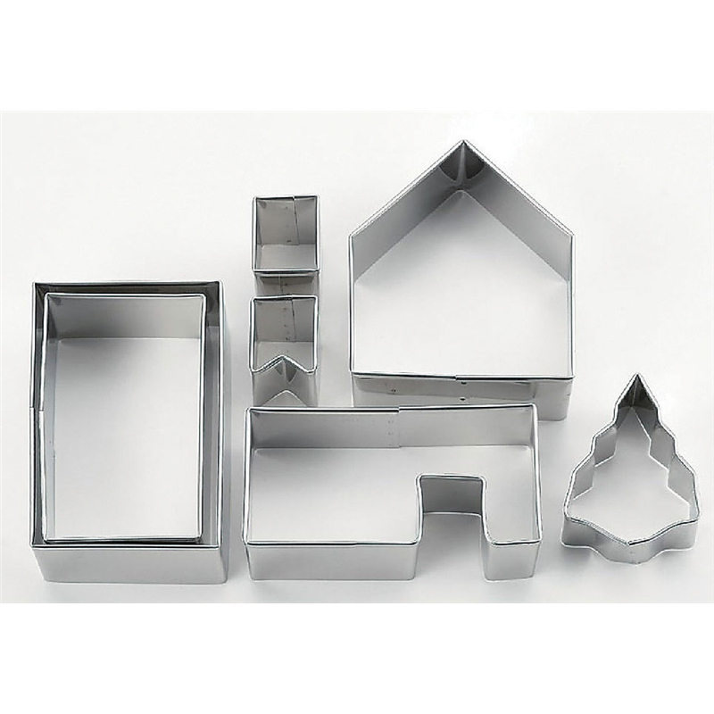 18-0クッキー抜型　クッキーハウス №1743 1袋（ご注文単位1袋）【直送品】